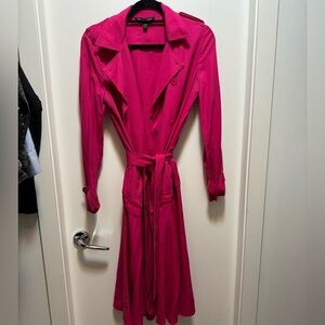 Zara barbie pink trench coat